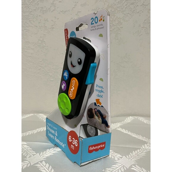 Fisher-Price Laugh & Learn Stream & Learn Remote Electronic Learning Toy - Picture 1 of 7